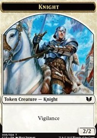 (image for) Knight (Vigilance) // Spirit (Enchantment) Double-Sided Token